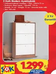 OFİS BAZAAR 3 KATLI MODERN AYAKKABILIK